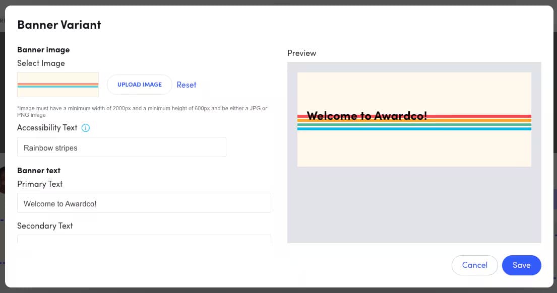 Homepage Editor Screenshot 3