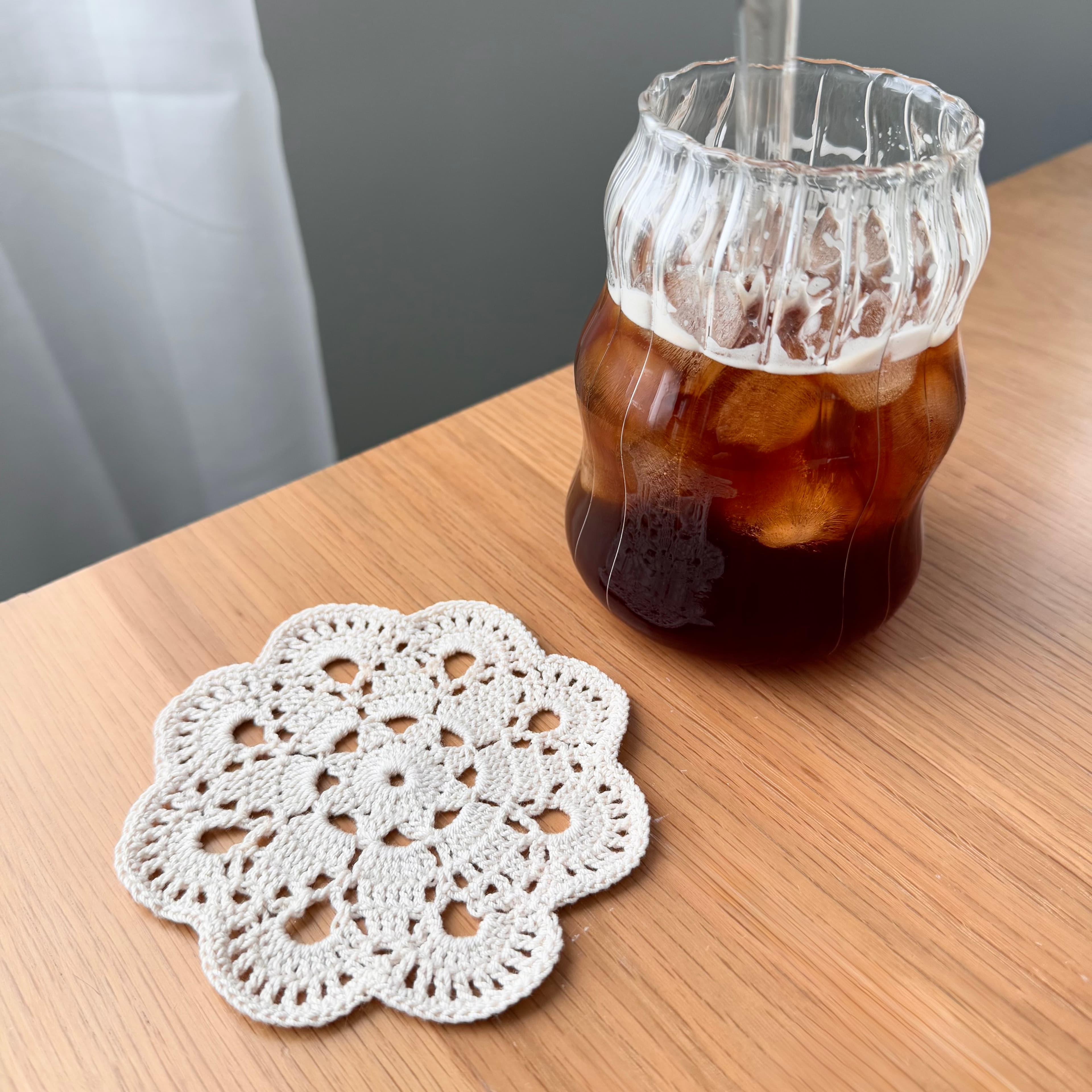 Handmade Doily Coasters
